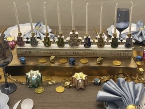 Hanukkah table