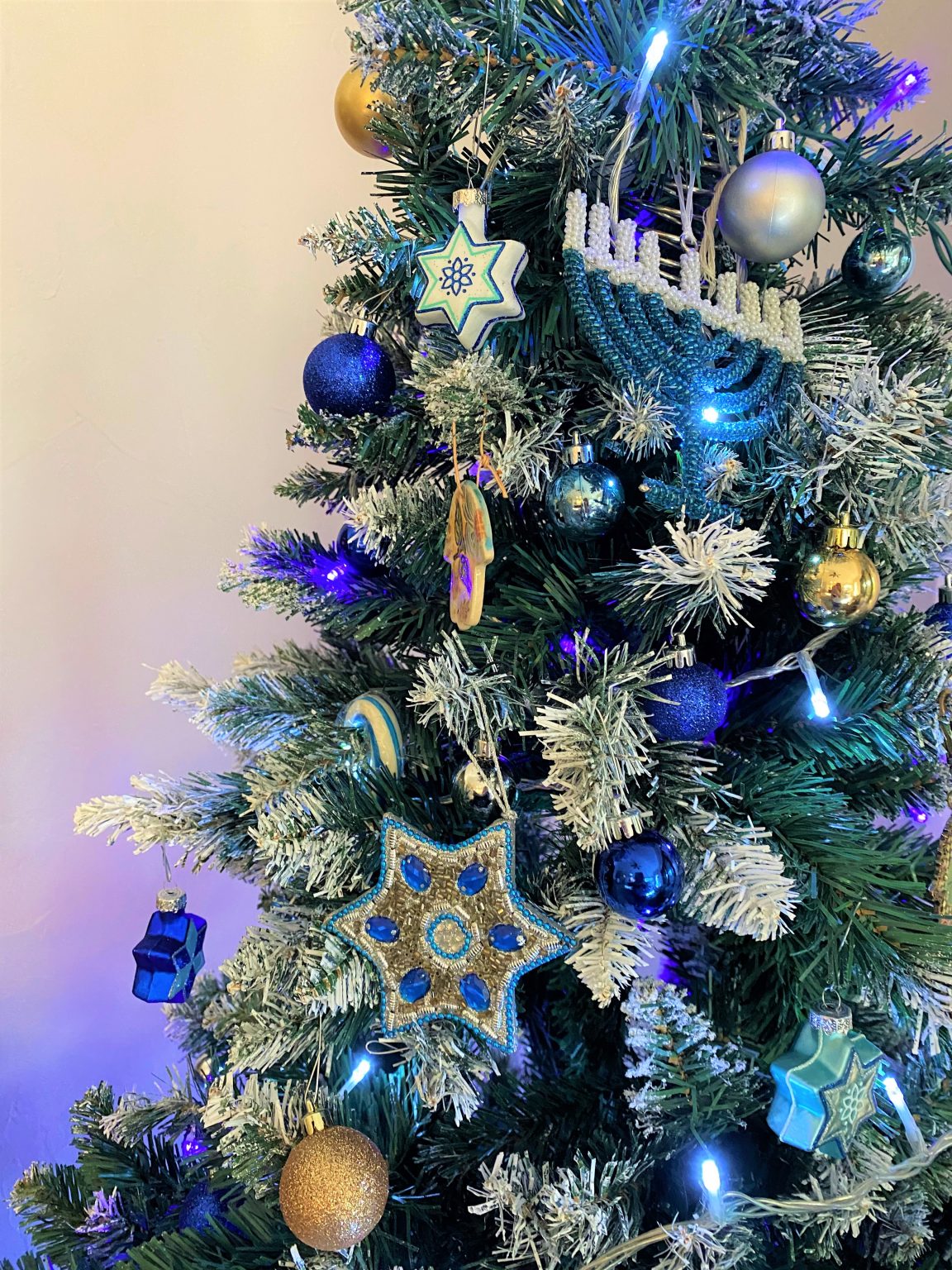 Our Holiday Hanukkah Tree