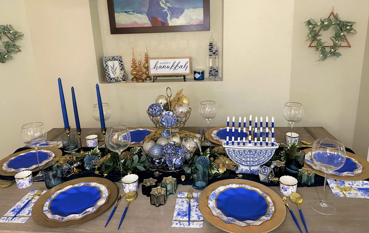 Hanukkah decor