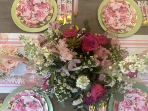 floral them table
