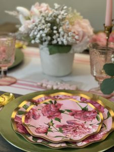 floral theme table