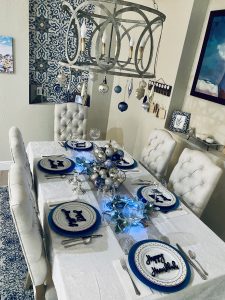 Hanukkah Table decor