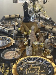 New Year's tablescape